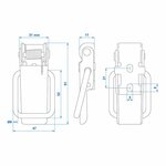 Arrimage 110x48mm