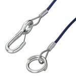 Cable de rupture 1. 5M HD Broche inclinable pour pince de roue de nez 48 mm 341533 - 341536 Support d'arrimage Porte-fusible en ligne pour mini