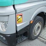 Autocollant Attention Angles Morts ! Camion