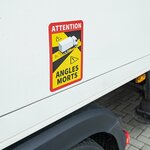 Autocollant Attention Angles Morts ! Camion