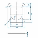 Plaque de montage SPP PW- 01