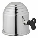 Capuchon d'attelage chrome avec serrure en blister