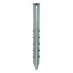 Piquet de tente 30cm metal strie