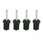 Top cap 22mm avec goupille 4 pieces en blister