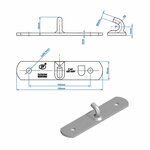 Contre-piece pour fiche de tension SPP Z-03