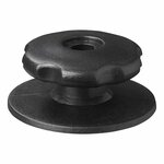 Porte-cordon L plastique rond 10 pieces en blister