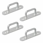 Oeil de voile rectangulaire 36mm 4 pieces sous blister