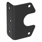 Porte-prise metallique coude 9,4 x 6, 3 cm