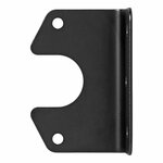Porte-prise metallique coude 9,4 x 6, 3 cm
