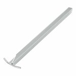 Piquet de tente 40 cm profil en T en acier galvanise