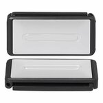 Ajusteur de ceinture de securite - set de 2 pieces gris argente