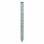 Piquet de tente 40cm metal nervure