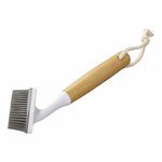 Brosse a vaisselle en silicone 23 cm diametre 7 cm x 4 cm bambou