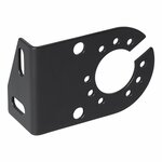 Support de douille metallique coude 8 x 5 cm