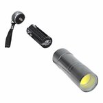 Lampe de poche LED COB en aluminium