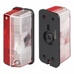 Largeur rouge clair/blanc 92x42mm