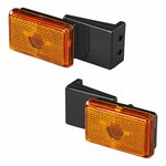 Feu de gabarit lateral orange 110x45x51mm