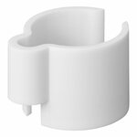 Serre-cable blanc 22-32 mm - lot de 8 pieces