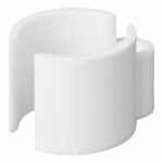 Serre-cable blanc 22-32 mm - lot de 8 pieces