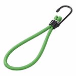 Crochet metallique avec boucle elastique pour filet de remorque/tente/bache 4 pieces sous blister