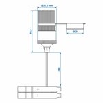Prise allume-cigare avec cosses de batterie 12V/24V-16A sous blister