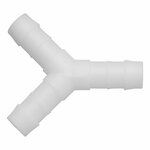 Raccord de tuyau en Y 12 mm, 2 pieces sous blister