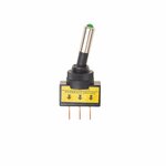 Interrupteur a bascule LED verte 12V-max. 20A sous blister