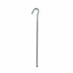 Piquet de roche triangulaire en metal 23 cm, 6 pieces sous sachet plastique