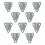 Crochet de corde en plastique 45x39mm 10 pieces sous blister