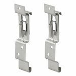Collier de serrage pour plaque d'immatriculation, 2 pieces sous blister