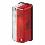 Largeur rouge clair/blanc 92x42mm sous blister