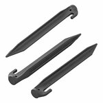 Piquet de tente 22,5 cm en nylon - lot de 6 pieces