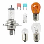 Jeu d'ampoules de rechange H4 7 pieces (21 W orange)
