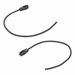 Cordon elastique de fixation reglable 50 cm - lot de 4 pieces