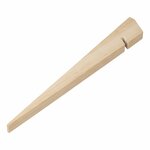 Piquets de tente en bois de 30 cm, lot de 4, en sachet plastique
