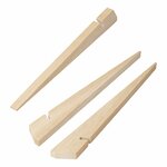 Piquets de tente en bois de 30 cm, lot de 4, en sachet plastique