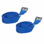 Sangle de tension bleue a degagement rapide 2x 2,5 metres