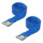 Sangle de tension bleue a degagement rapide 2x 2,5 metres