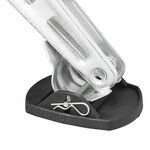 Pied stabilisateur avec goupille metallique