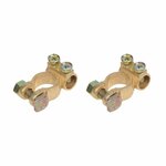 Jeu de pinces pour bornes de batterie (+) et (-) 35-50 mm sous blister