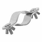 Collier de fixation de toit double 25-28 mm, 2 pieces sous blister