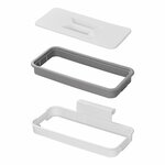Support de sac poubelle a fixer sur porte avec couvercle