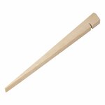 Piquets de tente en bois de 40 cm, lot de 4, en sachet plastique
