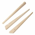 Piquets de tente en bois de 40 cm, lot de 4, en sachet plastique