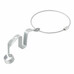 Raccord auxiliaire avec support et porte-fiche en sachet plastique
