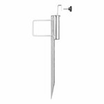 Piquet de parasol rotatif pour corde a linge 45 cm diametre 35 mm