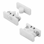 Arret de porte avec ressorts metalliques pour caravane/camping-car
