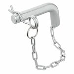 Goupille de verrouillage avec goupille et chaîne pour pied de support 341522