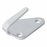 Crochet metallique pour corde 40x45mm courbe 10 pieces sous blister