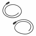 Cordon elastique de fixation 100 cm reglable - lot de 4 pieces